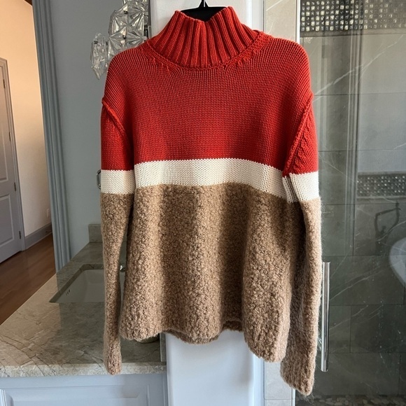 Moncler Colorblock Wool Blend Sweater - Picture 10 of 13